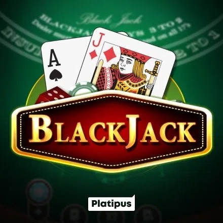 Blackjack slot logo by Platipus at HotWin Casino