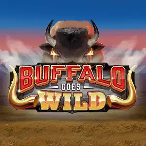 Buffalo Goes Wild online game logo by Mancala Gaming on hotwin-casino.be