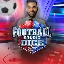 Football Studio Dice slot visual from Evolution available on hotwin-casino.be
