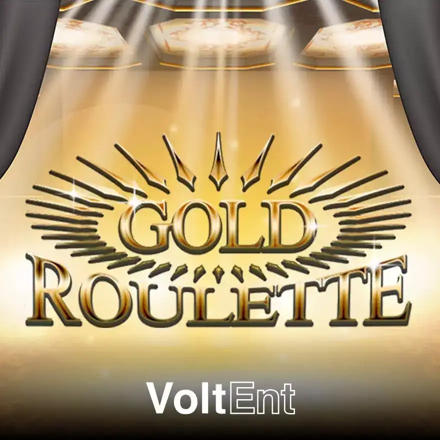 Gold Roulette by VoltEnt, showcased at hotwin-casino.be – game logo