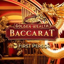 Golden Wealth Baccarat logo by Evolution HotWin Casino
