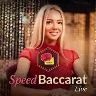 Speed Baccarat A online game logo by Evolution on hotwin-casino.be